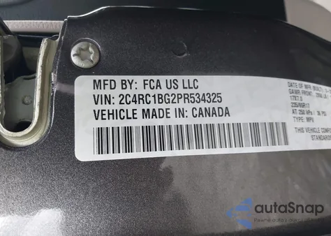 2023 Chrysler Pacifica Touring L from USA, damaged, VIN 2C4RC1BG2PR534325